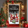 thumbnail image 4 of Pekkaxy Red Dacron Christmas Door Curtain 35x71 Inch, Fade-Resistant 3D Print for Festive Atmosphere, Hang on Door Wall Window for Indoor Outdoor Holiday, 4 of 9
