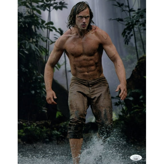 Alexander Skarsgard Signed Autographed 11X14 Photo Legend of Tarzan JSA II22687