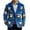 01-Blue, variant on Men's Mardi Gras Corduroy Printed Blazer Carnival Casual Holiday Suit Jacket Rave Party Holiday Coat with Pocket 01-Blue S