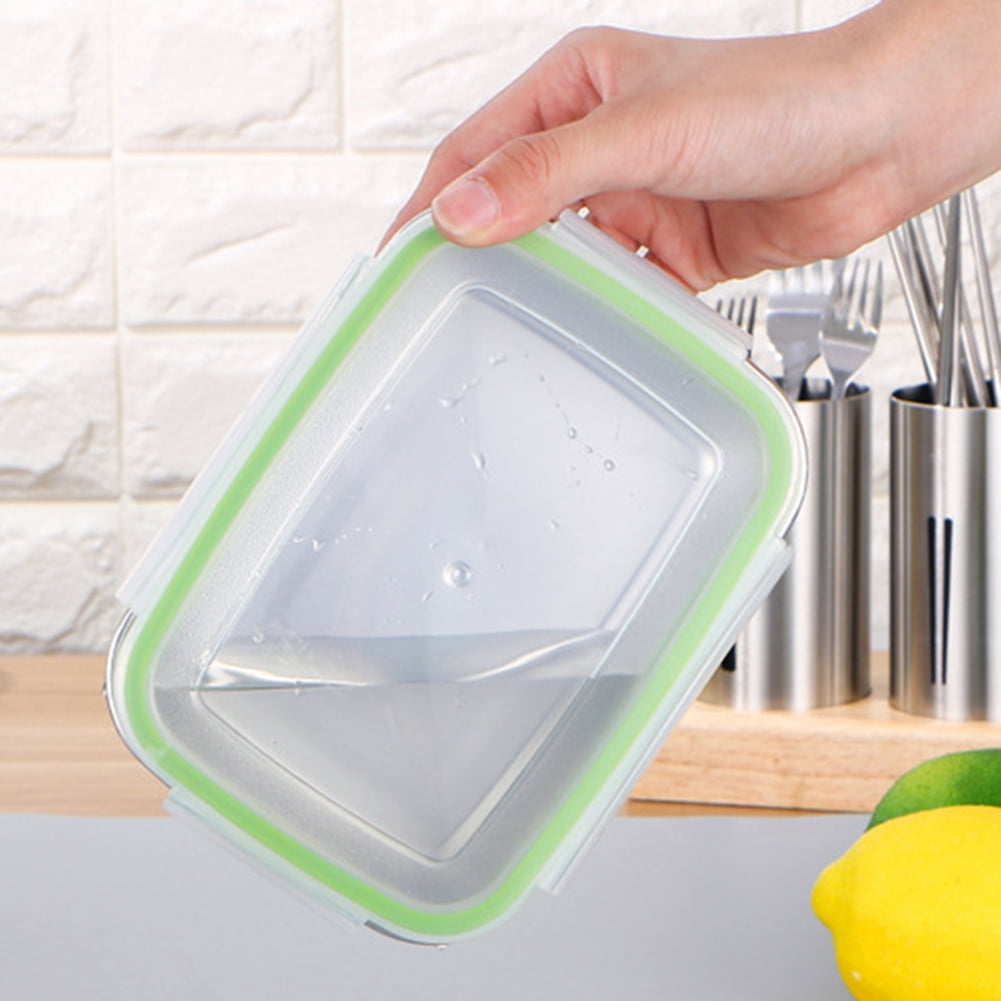 Yesbay 850ml Stainless Steel Lunch Box Bento Picnic Food Storage Container,Silver