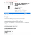 thumbnail image 2 of Head Bolt Set - Compatible with 1992 - 1995 Oldsmobile Achieva 2.3L 4-Cylinder 1993 1994, 2 of 2