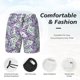 thumbnail image 3 of Fotbe Lavender Flowers Traje de Baño para Hombre – Shorts de Natación de Secado Rápido con Forro y Bolsillos-XX-Large, 3 of 6