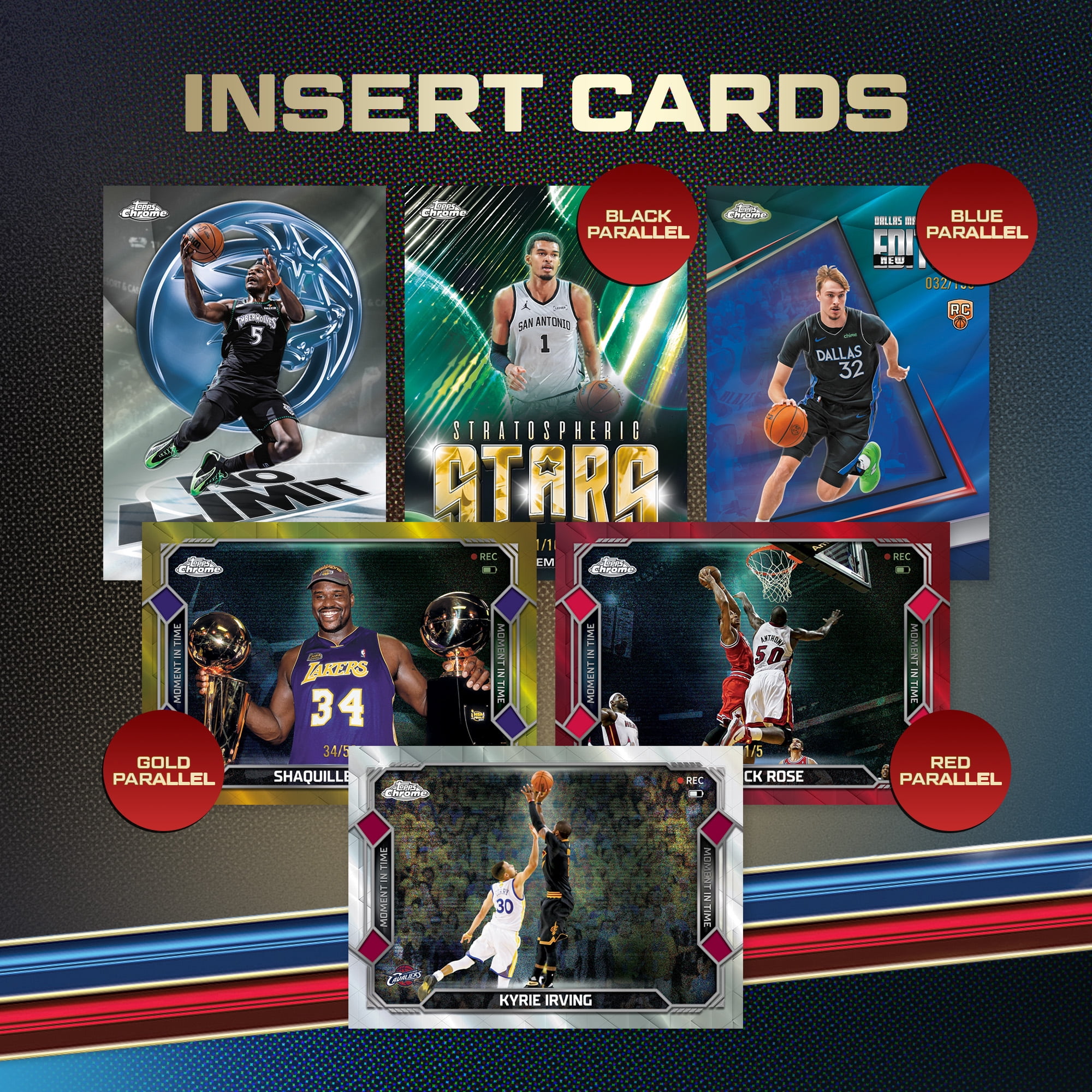 2025 2026 Topps NBA Chrome Update Series Basketball Trading Card Mega Box