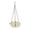 Beige, variant on CarpNettore Bird Bath for Hanging Bird Feeder Plate with Chains Easy to Clean 2 in 1 Feeding Beige