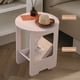 thumbnail image 4 of Muebles para el hogar, oficina, sala de estar, mesa de almacenamiento, mesita de noche, estantería, mesa redonda portátil de estilo moderno, muebles, mesas de plástico, 4 of 6