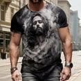 thumbnail image 6 of adaychics Jesus T Shirts for Men Cross Short Sleeve Crewneck Christian Graphic Tees Regular Fit Summer Tops for Streetwear, 6 of 6