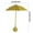 Yellow, variant on Wovilon Magnetic Retractable Mobile Phone Umbrella Stand Umbrella Mini Sun Umbrella Sunscreen Umbrella