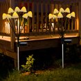 thumbnail image 4 of Luz De Tierra Lámpara de jardín de fácil instalación de luz solar de tierra de 2 piezas para patio (B) Tmvgtek Para estrenar, 4 of 7