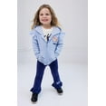 thumbnail image 2 of Bluey Bingo Fleece Drop Shoulder Zip Up Hoodie, Ribbed T-Shirt and Pants 3 Piece Outfit Set Toddler to Big Kid, 2 of 5