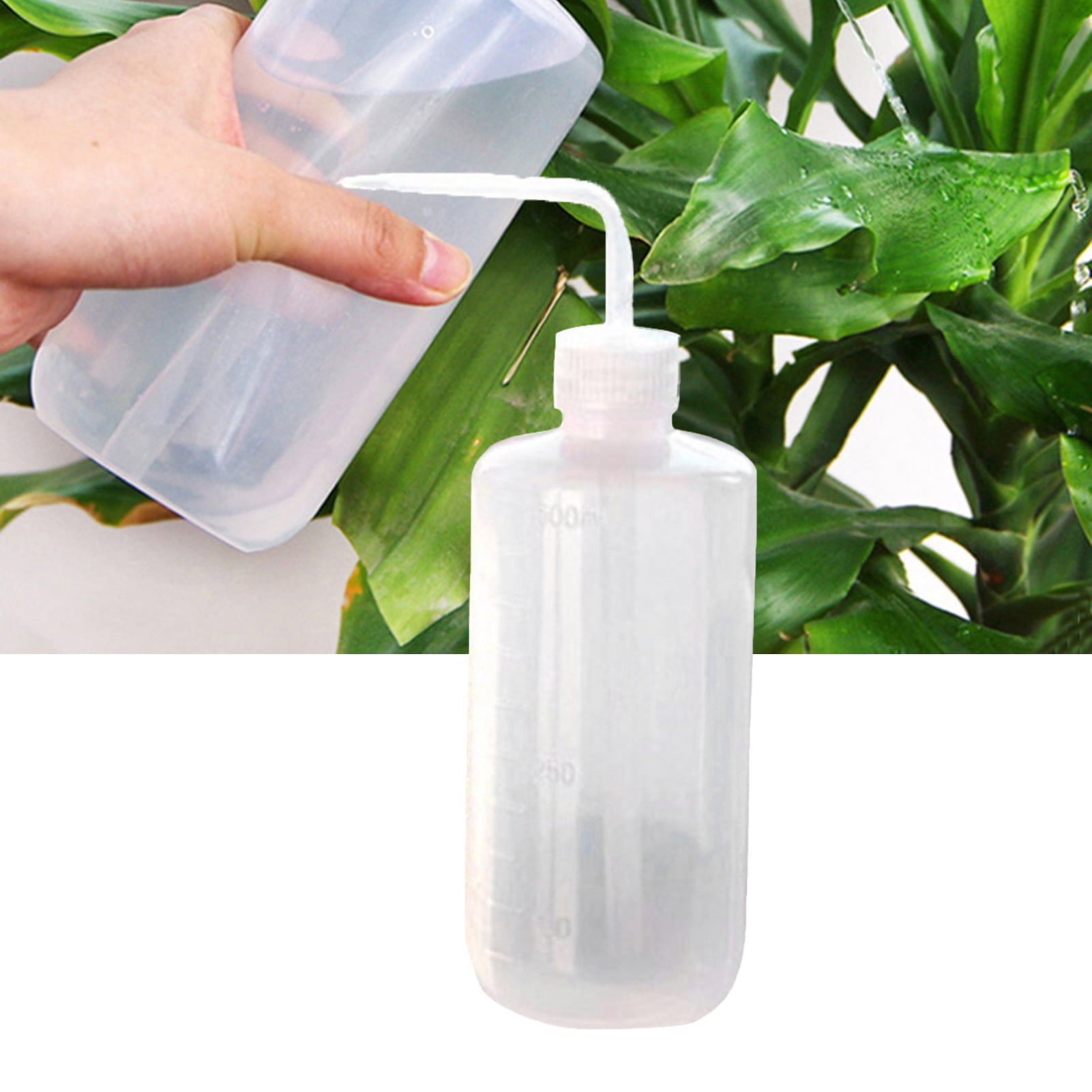 4Pcs 500ml Plastic Bend Mouth Squeeze Watering Bottle for Flower 