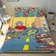 thumbnail image 1 of Roket Power Conjunto de sábanas temático, trío de piezas, cómodo y amigable con la piel, diseño único, regalo de decoración para el hogar para familiares, amigos y fans,173cm *218cm, 1 of 6