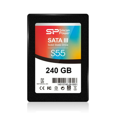 240GB Silicon Power SATA III SSD S55 2.5-inch TLC Ultra-slim 7mm (read/write: