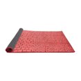 thumbnail image 2 of Ahgly Company Indoor Rectangle Solid Red Modern Area Rugs, 2' x 3', 2 of 4