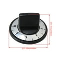 thumbnail image 4 of Electric Range Burner Knob Kit KN002 Compatible with Whirlpool TJRK103, 4 of 5