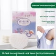 thumbnail image 6 of 20PCS Armpit Sweat Pads - Underarm Sweat Pads for Women Men - Disposable Absorbent Armpit Sweat Pads - Self-adhesive Underarm Sweat Pads for Women Men Reduce Armpit Sweat, 6 of 10