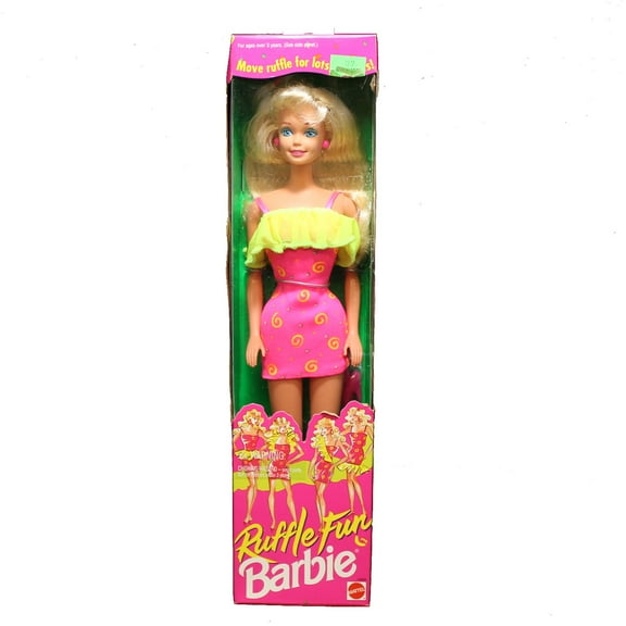 Ruffle Fun Barbie Doll 1994 Mattel 12433