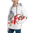 thumbnail image 2 of Lsque Pikmin Patten Youth Hoodie Sweatshirt Pullover with Kangaroo Pocket Boys and Girls Hoodie Warm Hoodie for Kids, 2 of 8