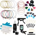 thumbnail image 1 of Kit de accesorios para guitarra LOMEVE Acoustic con cuerdas, afinador y cejilla, 1 of 7