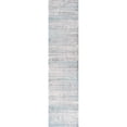 thumbnail image 5 of JONATHAN Y SILK ORCHID 2 x 10 Runner Rug, Tidal Strie - Gray/Turquoise, SOR202A-210, 5 of 8
