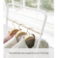 thumbnail image 4 of Yamazaki Home Coat Rack, White, Steel, Supports 11 pounds, 4 of 5