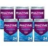 Maximum Strength Phazyme 250mg Anti Gas 24 ct. Softgel (Pack of 6)