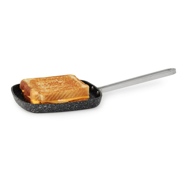 THE ROCK by Starfrit Personal Griddle Pan with Stainless Steel Wire