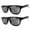 2 Pairs of Black, variant on 2 Pairs of Rectangle Tinted Sunglasses Reading Glasses for Men and Women, Presbyopic Glasses Readers +3.00 UV