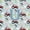 Blue U, variant on Catabedysis Farm Equipment Tractor 7 Pieces Full Size Bedding Sets,Blue Initial U Pattern Full Size Bed in a Bag,Colorful Stars Reversible For Boys