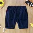 thumbnail image 2 of Xijirk Toddler Boys Loose Fit Shorts Elastic Waist Comfort Breathable Casual Pants for Outdoor Everyday Wear,6-7 Years, 2 of 4