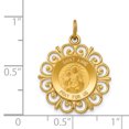thumbnail image 2 of 14K Yellow Gold Saint Anne Medal Charm, 2 of 2