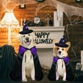 thumbnail image 3 of Dog Halloween Costumes, Dog Witch Costume Funny Pet Witch Cloak Cape Wizard Hat Holiday Outfit Clothes Halloween Costumes for Small Medium Large Dogs Pets (Medium), 3 of 5