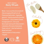 Earth Mama Sweet Orange Baby Wash, Castile Soap for Sensitive Skin, 34 fl oz