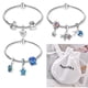 thumbnail image 4 of Pulsera Charms Plata 925 Pan Tortuga Globo Pulseras 19cm con bolsa de terciopelo, 4 of 4