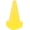 10 Pack Yellow, variant on 9 Inch Plastic Training Traffic Cones, Sport Cones, Agility Field Marker Cones for Soccer Basketball Football Drills Training, Outdoor Activity or Events - (Set of 10, 12, 15 or 24, 4 Colors)