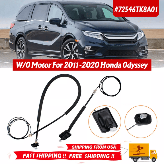 For 11-20 Honda Odyssey Power Sliding Door Cable Kit W/o Motor Lh/Rh 72546TK8A01