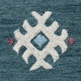 thumbnail image 2 of LR Home Wren 7' Round Blue Abstract Indoor Area Rug, 2 of 7