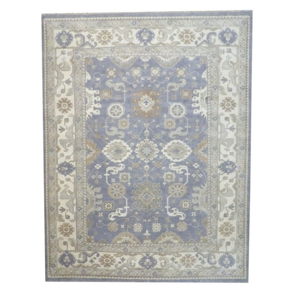 Wahi Rugs Hand Knotted Turk Oushak Natural-dye 9'0"x12'0" -w11404