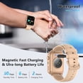thumbnail image 6 of Smart Watch for Women, 1.91'' Fitness Tracker with Bluetooth Calling, AI Voice Assistant, 100+ Sports Modes for Android & Iphone, Pink, 6 of 10