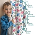 thumbnail image 3 of Blackout Kids Curtains,Pioneer Flower Floral Print Pattern Childrens Insulated Curtains Set Of 2,Bedroom Essentials,Toddler Room Decor 42"x54", 3 of 5