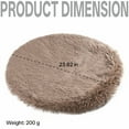 thumbnail image 2 of AUQ Round Dog Bed,Versatile Home and Travel Use Kitten Bed,Ideal for Pets of All Sizes Large Cat Bed,Brown,L, 2 of 4