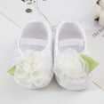 thumbnail image 6 of Baby Learning Walking Shoes Sweet Princess Shoes Imitation Pearls Ribbon Bow-tie Decoration, 6 of 8