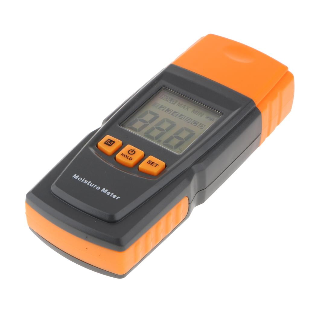 GM605 LCD Display Portable Digital Wood Moisture Meter Humidity Tester Measuring Detector Wood Moisture Meter 