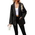 thumbnail image 1 of Veste à Capuche Zippée pour Femmes Manches Longues Imperméable Légère Veste Extérieure à Cordon Coupe-Vent, 1 of 8