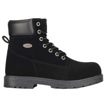 Lugz Mens Brace Hi Fleece Round Toe Lace Up  Ankle Boots