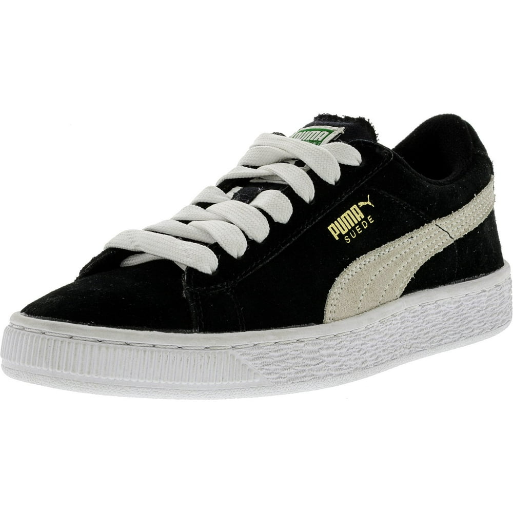 PUMA - Puma Suede Jr Black / White Ankle-High Fashion Sneaker - 4.5M ...