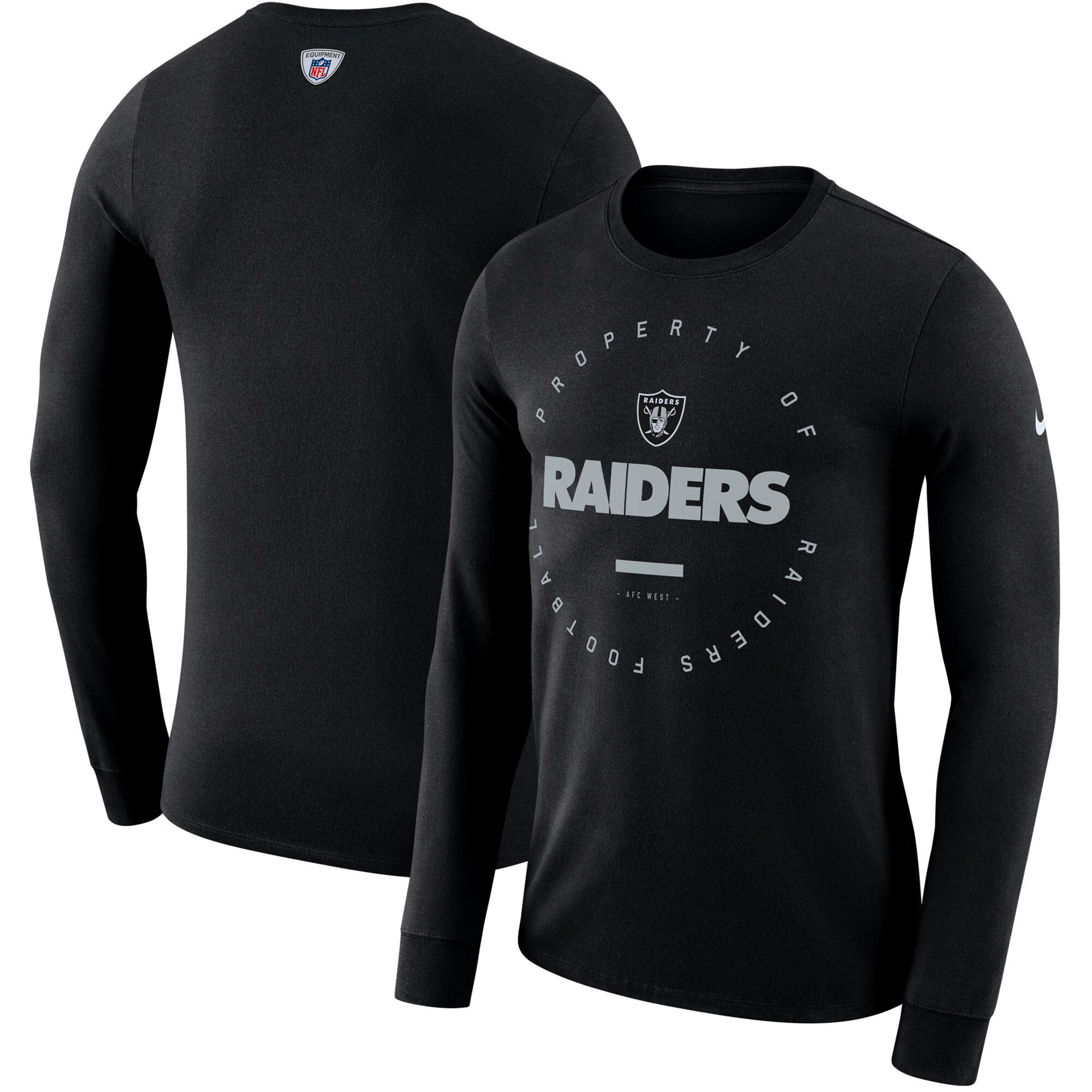 raiders compression shirt