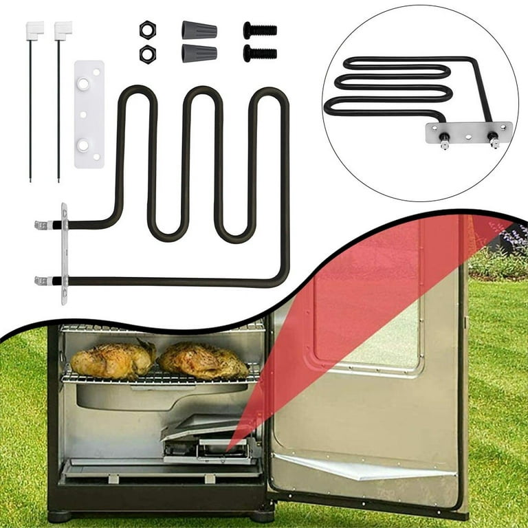 1800W Smoker Heating Element Compatible with Masterbuilt MB20077618 Analog  Electric Smoker,mb 20077618 element Replacement Parts