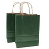 10pcs Kraft Paper Loot with Handles Carrier Gift Party Dark green