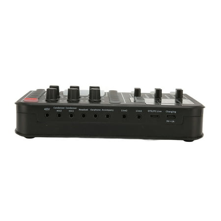 Live Sound Card, Intelligent Plug And Play Voice Changer Sound Mixer