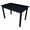 Black Paint, variant on Versaloft Harmony Solid Wood Amish Table 27 x 45" in Unfinished - Use As a 4 Person Dining Table or Office Desk, Made in the USA